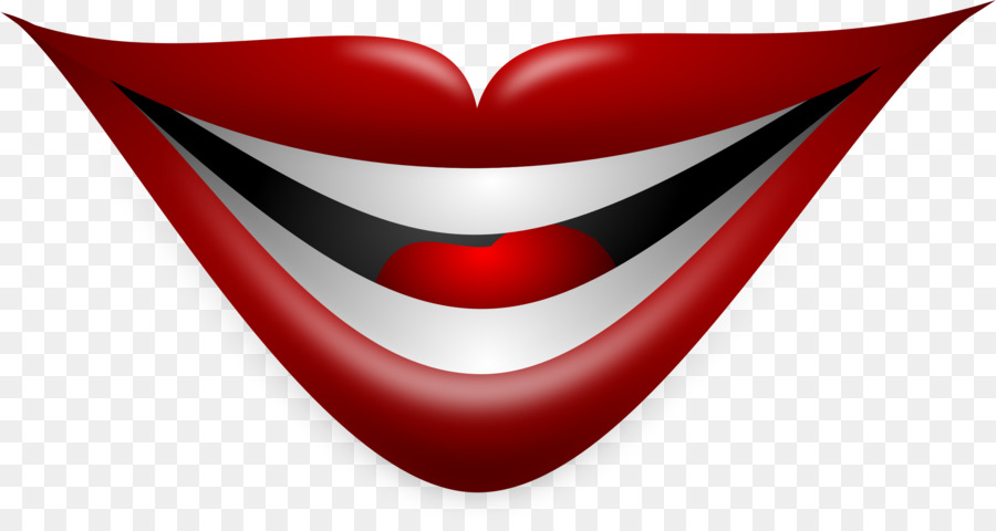 Joker Mouth Smile Lip Clip art - Smiling Mouth Clipart png download - 2376*1244 - Free Transparent Joker png Download.
