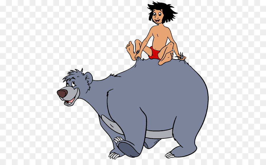 Bear Baloo Mowgli The Jungle Book King Louie - bear png download - 523*548 - Free Transparent Bear png Download.