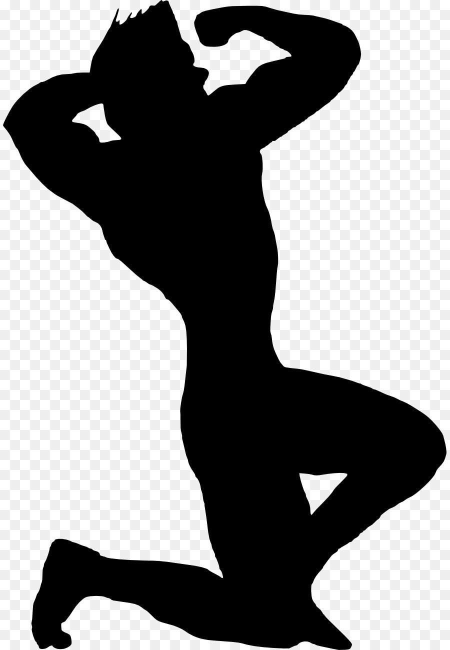 Silhouette Muscle Physical fitness Clip art - man silhouette png download - 887*1300 - Free Transparent Silhouette png Download.