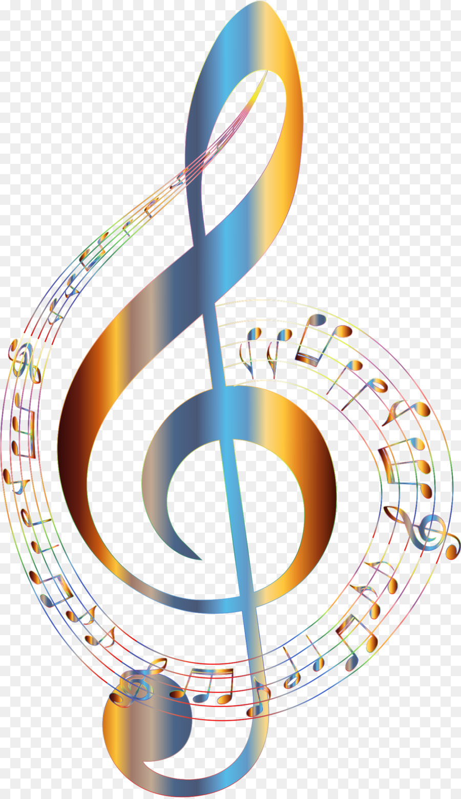 Musical note Chromatic scale Musical theatre Clip art - Notes png download - 1354*2342 - Free Transparent  png Download.