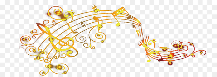 Musical note Gold - Gold notes pattern png download - 1920*676 - Free Transparent  png Download.
