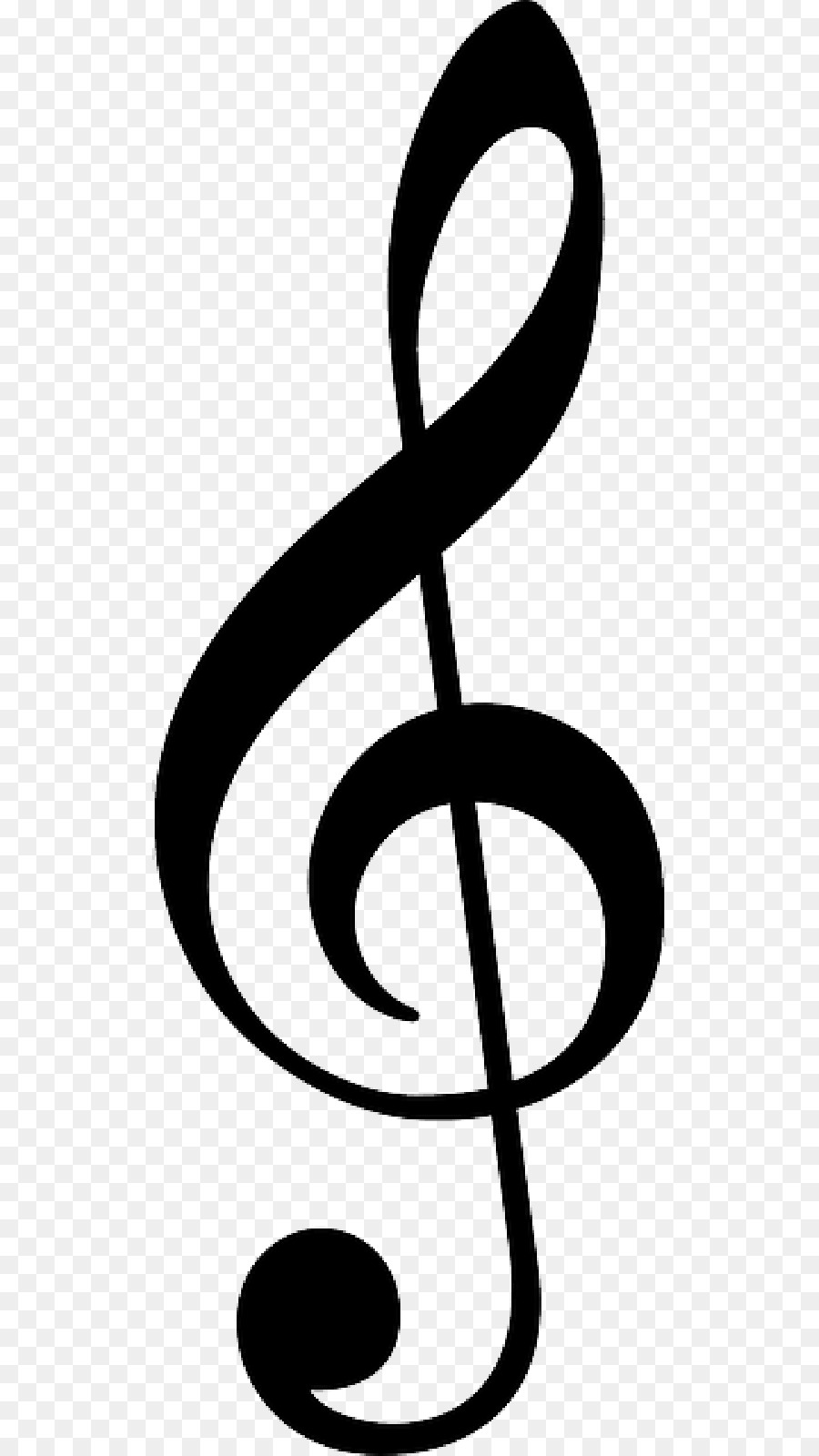 Clef Vector graphics Treble Music Staff - treble clef png download - 800*1600 - Free Transparent Clef png Download.