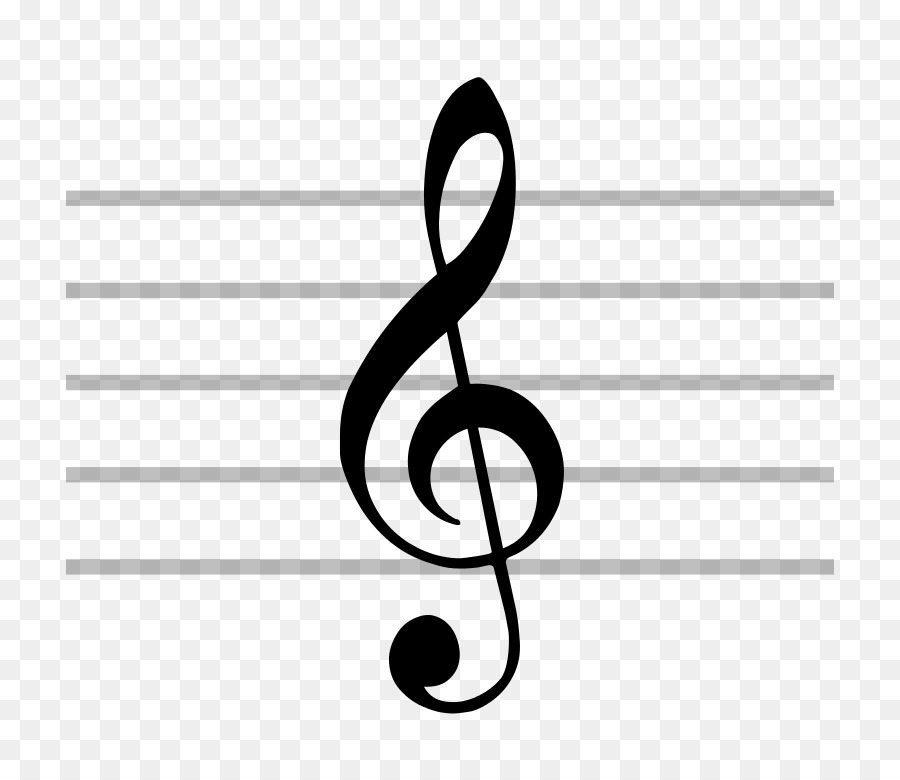 Clef Treble Staff Musical note Musical notation - musical note png download - 768*768 - Free Transparent  png Download.