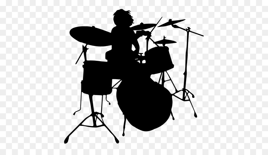 Silhouette Musician Musical Instruments Vexel - drummer png download - 512*512 - Free Transparent  png Download.