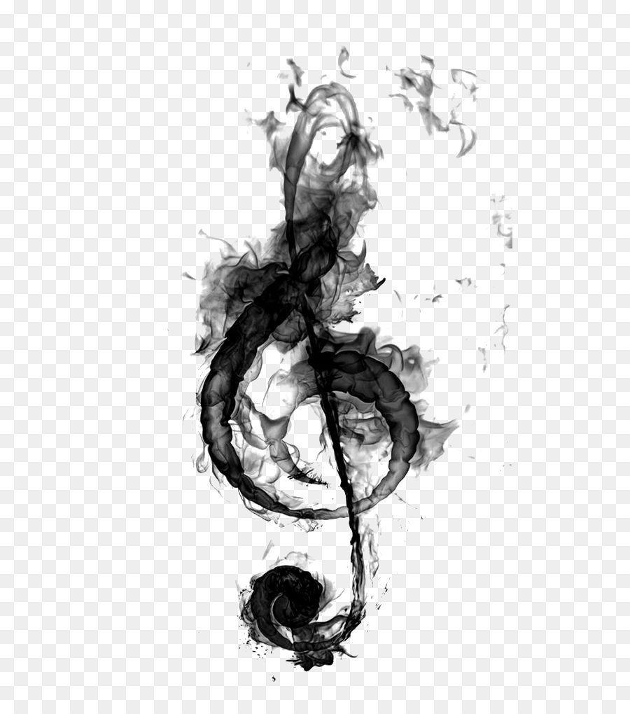 Clef Treble Musical note Drawing - Note png download - 564*1001 - Free Transparent  png Download.