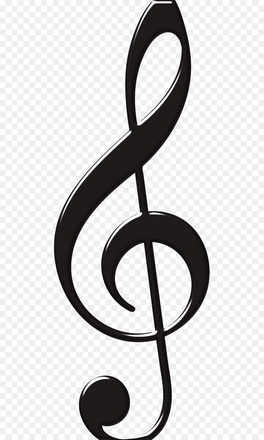 Clef Treble Musical note - musical note png download - 531*1500 - Free Transparent  png Download.