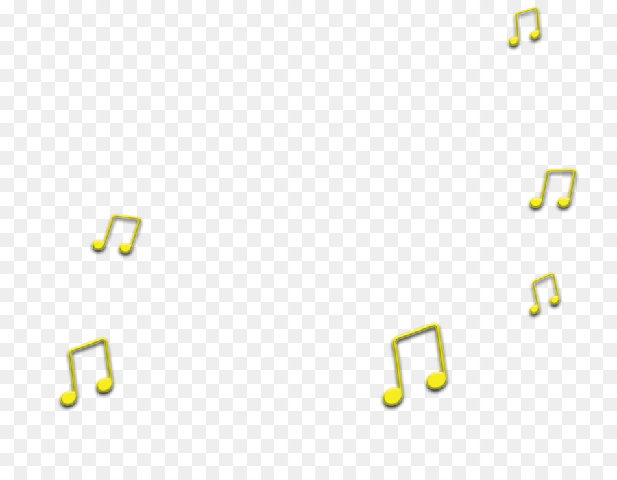Yellow Musical note - Yellow notes relief png download - 2759*2109 - Free Transparent  png Download.