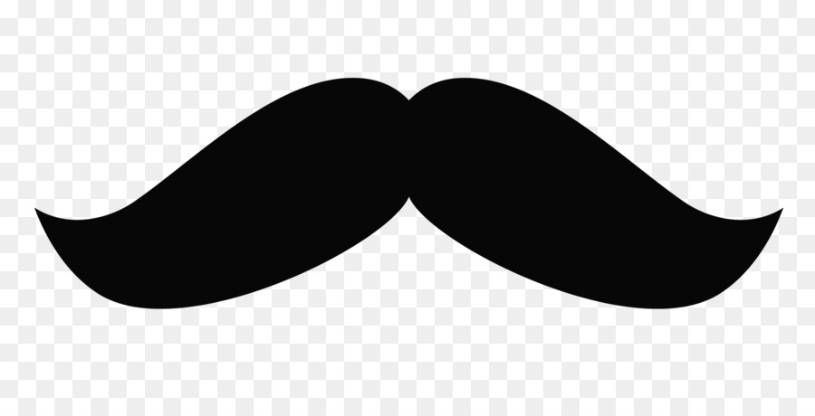 Black and white Brand - Mustache png download - 2000*979 - Free Transparent Black png Download.