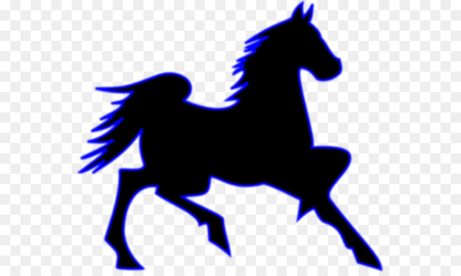 Mustang Pony Stallion Clip art - Blue Horse Cliparts png download - 600*533 - Free Transparent Mustang png Download.