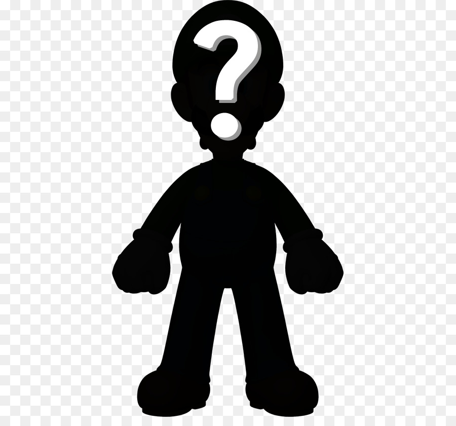Fedora Silhouette Black White Clip art - mystery man png download ...
