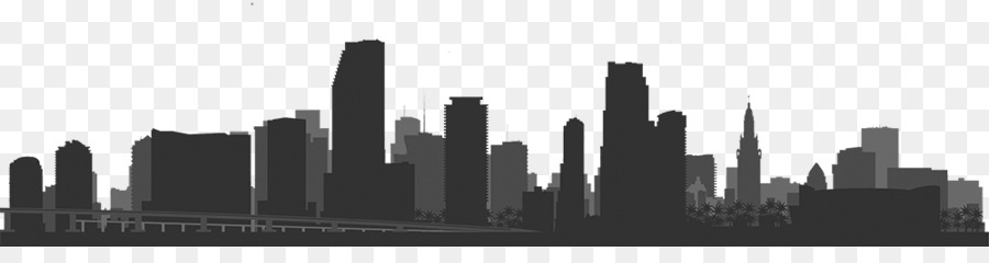 Greater Downtown Miami Skyline The World Mail & Express Americas Conference 2018  in Miami Miami Beach - city skyline png download - 1000*250 - Free Transparent Greater Downtown Miami png Download.