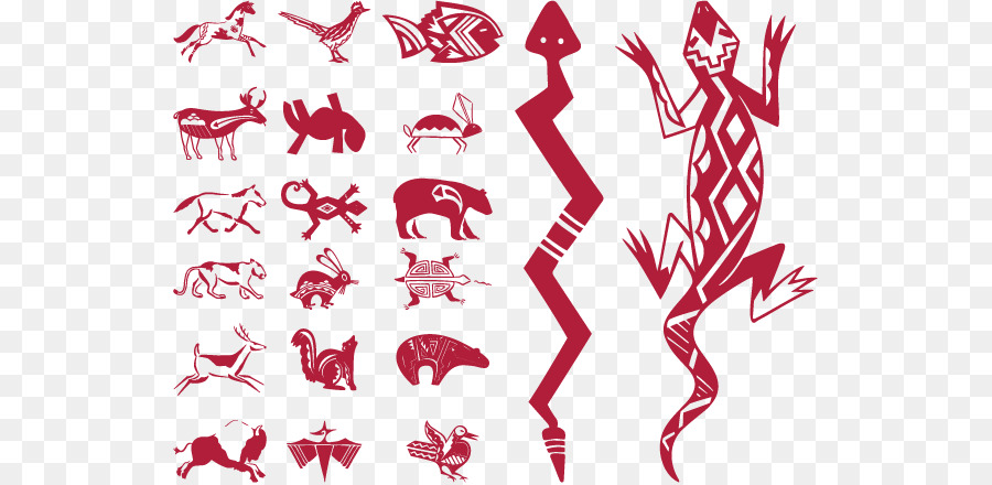 Native Americans in the United States Indigenous peoples of the Americas Tipi - Animal silhouettes collection png download - 585*438 - Free Transparent  png Download.