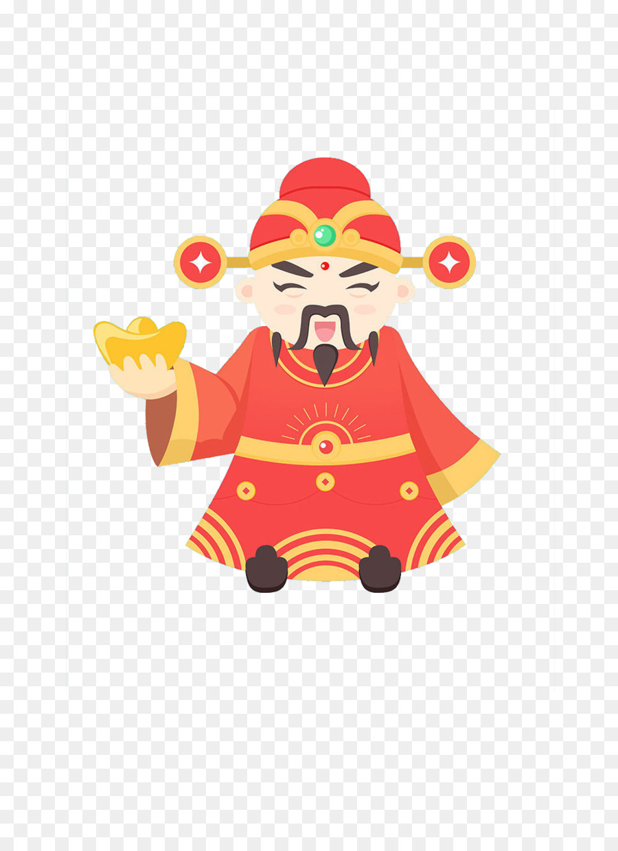Caishen Chinese New Year Hat - God of wealth png download - 1000*1377 - Free Transparent Caishen png Download.