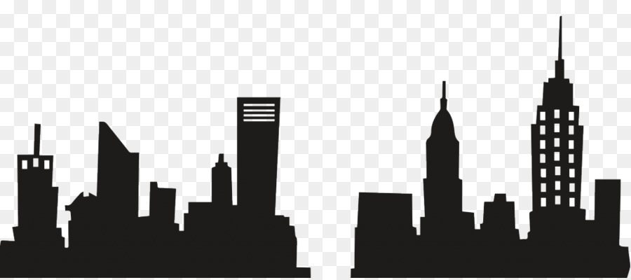 T-shirt New York City Skyline Decal Building - T-shirt png download - 1024*452 - Free Transparent Tshirt png Download.