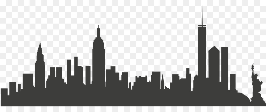 New York City Skyline Silhouette Clip art - city silhouette png download - 2000*771 - Free Transparent New York City png Download.