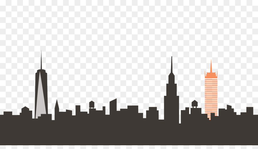 Miami New York City Skyline Silhouette - Cityscape PNG Clipart png download - 512*512 - Free Transparent Miami png Download.