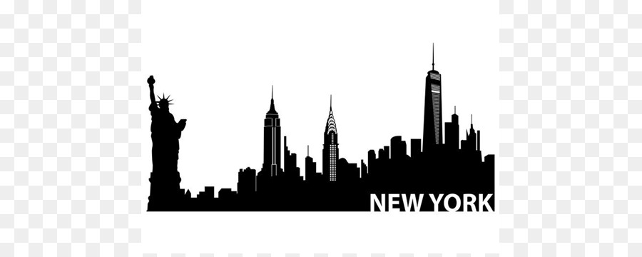 New York City Skyline Silhouette Painting - Silhouette png download - 749*355 - Free Transparent New York City png Download.