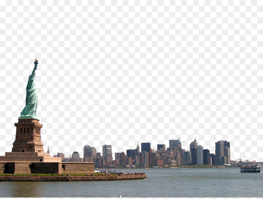 Statue of Liberty Battery Park New York Harbor Ellis Island Hudson River - statue of liberty png download - 1200*900 - Free Transparent Statue Of Liberty png Download.