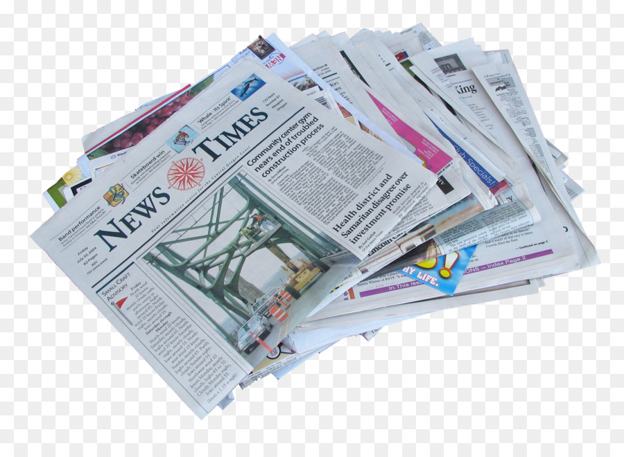 Newspaper Local news News media - Newspaper png download - 1600*1153 - Free Transparent Paper png Download.