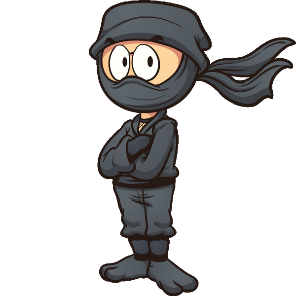 Ninja, Cartoon, Desenho png transparente grátis