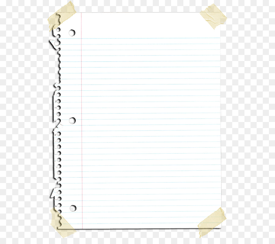 Paper - Transparent Lined School Notebook Paper Sheet PNG Image png ...