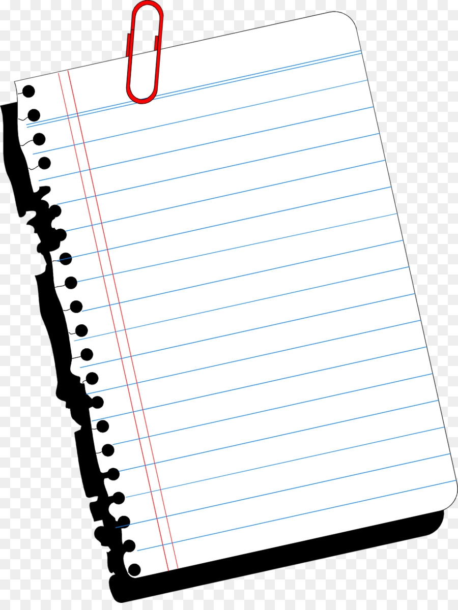 Ruled paper Notebook Printing and writing paper Clip art - paper sheet png download - 958*1262 - Free Transparent Paper png Download.