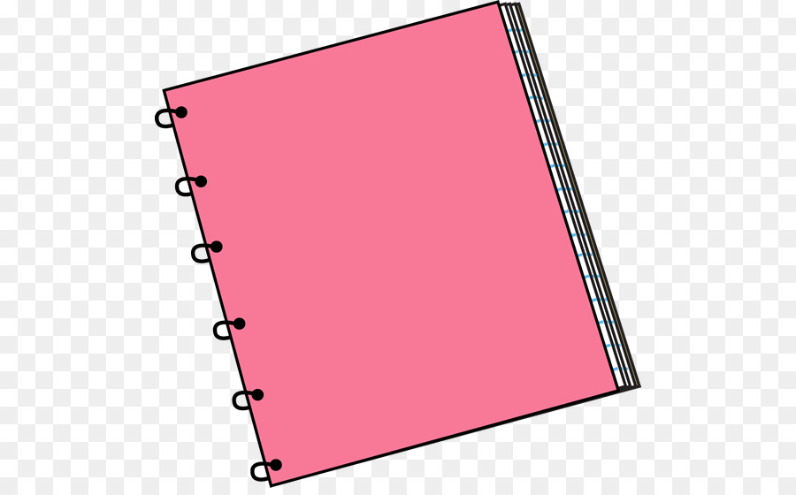Paper Notebook Clip art - Pink Rectangle Cliparts png download - 550*552 - Free Transparent Paper png Download.