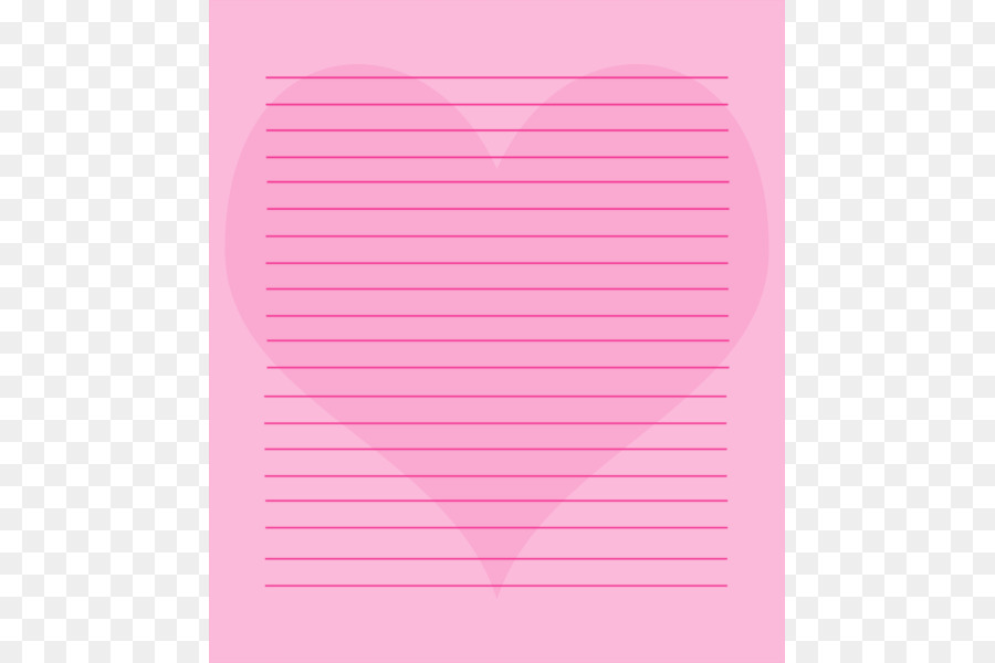 Paper Area Pattern - Heart Notepad png download - 521*600 - Free Transparent Paper png Download.