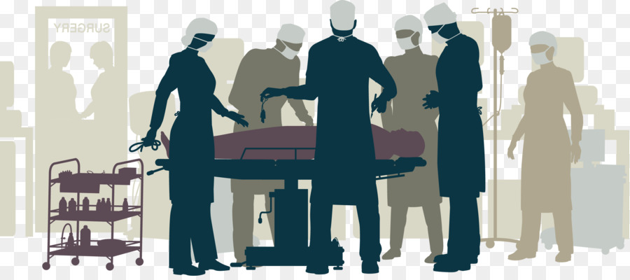 Operating theater Surgery Surgeon Stock photography - Doctors and nurses operating table Silhouette png download - 2687*1177 - Free Transparent Operating Theater png Download.