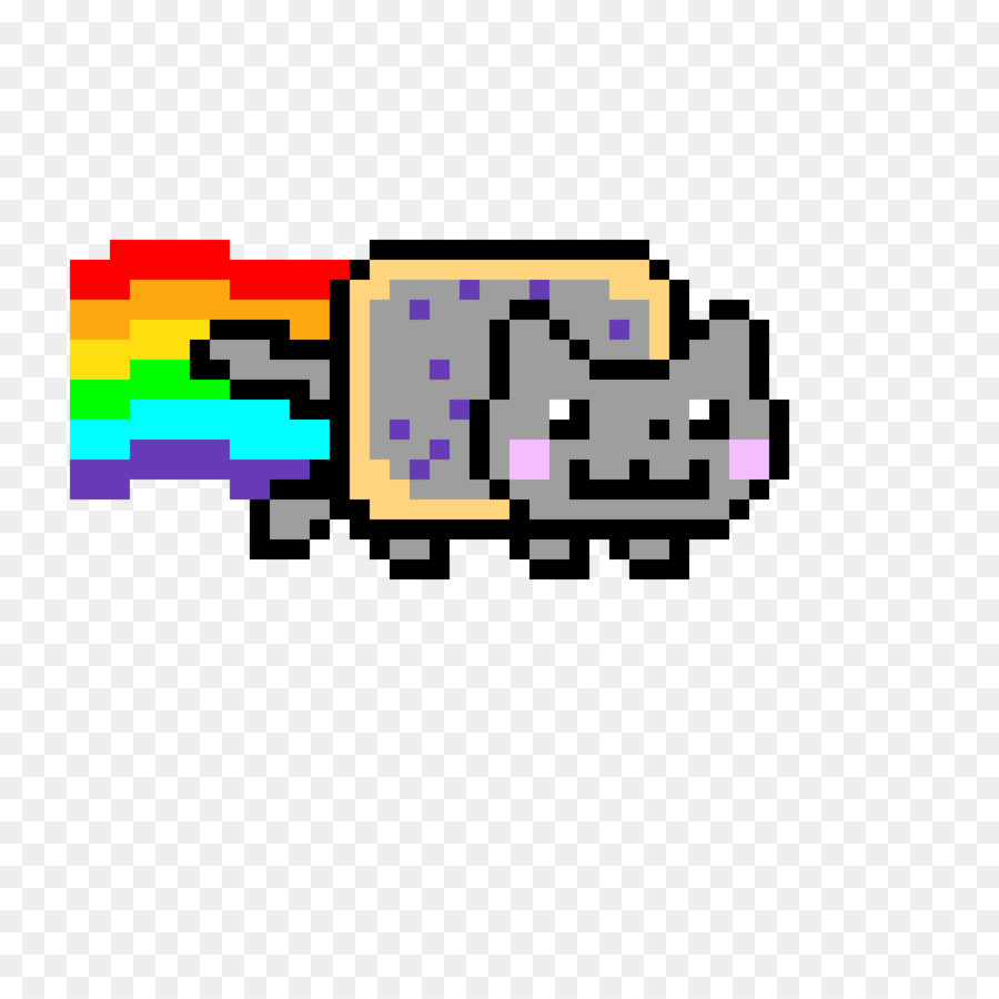 Nyan Cat YouTube Clip art - pixel png download - 1200*1200 - Free Transparent Nyan Cat png Download.