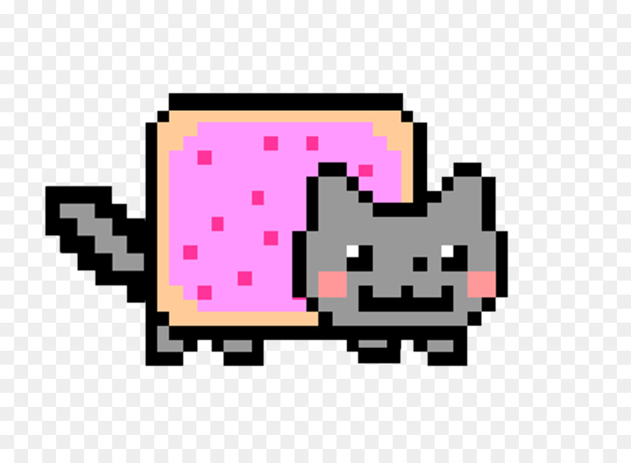 Nyan Cat Clip art Portable Network Graphics Pixel art - Cat png ...