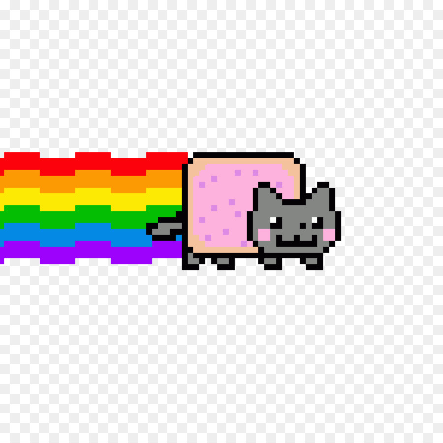 Nyan Cat Clip art Portable Network Graphics Pixel art - Cat png download - 1200*1200 - Free Transparent Nyan Cat png Download.