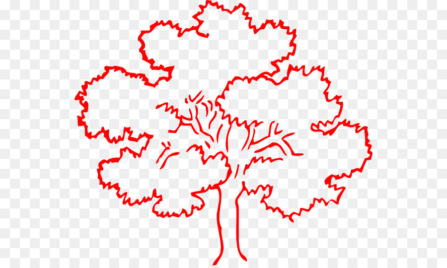 Tree Black and white Oak Clip art - Oak Tree Silhouette png download - 600*535 - Free Transparent  png Download.