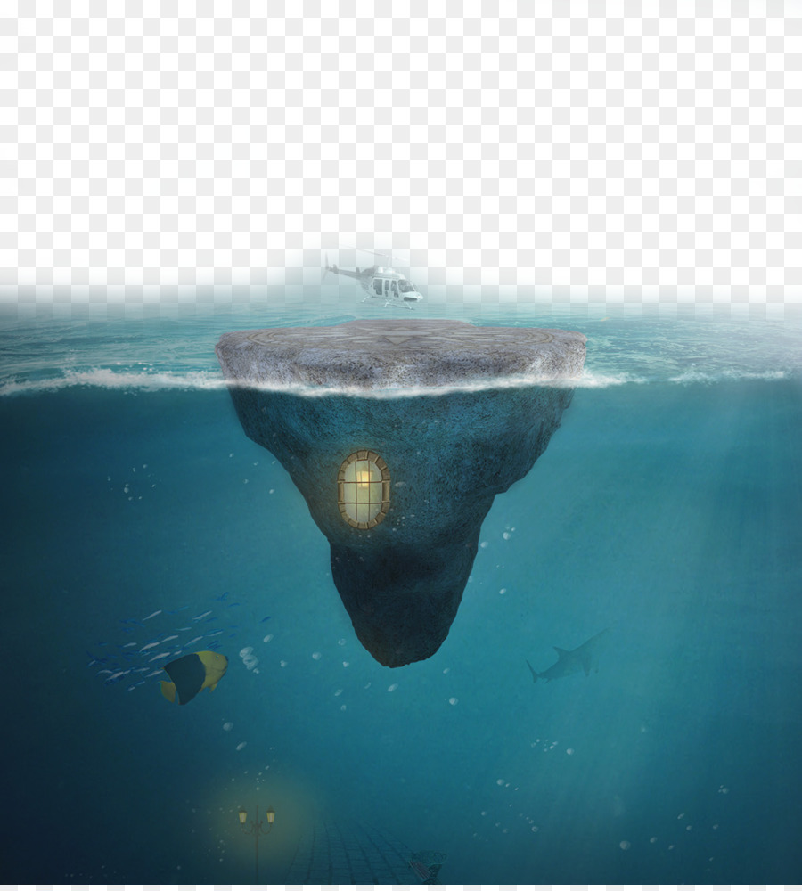 u6d77u6d0b Ocean Underwater - Ocean perspective island png download - 1200*1324 - Free Transparent Ocean png Download.