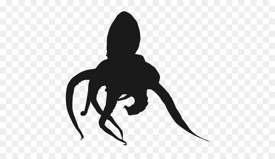 Octopus Silhouette Clip art - Silhouette png download - 512*512 - Free Transparent Octopus png Download.