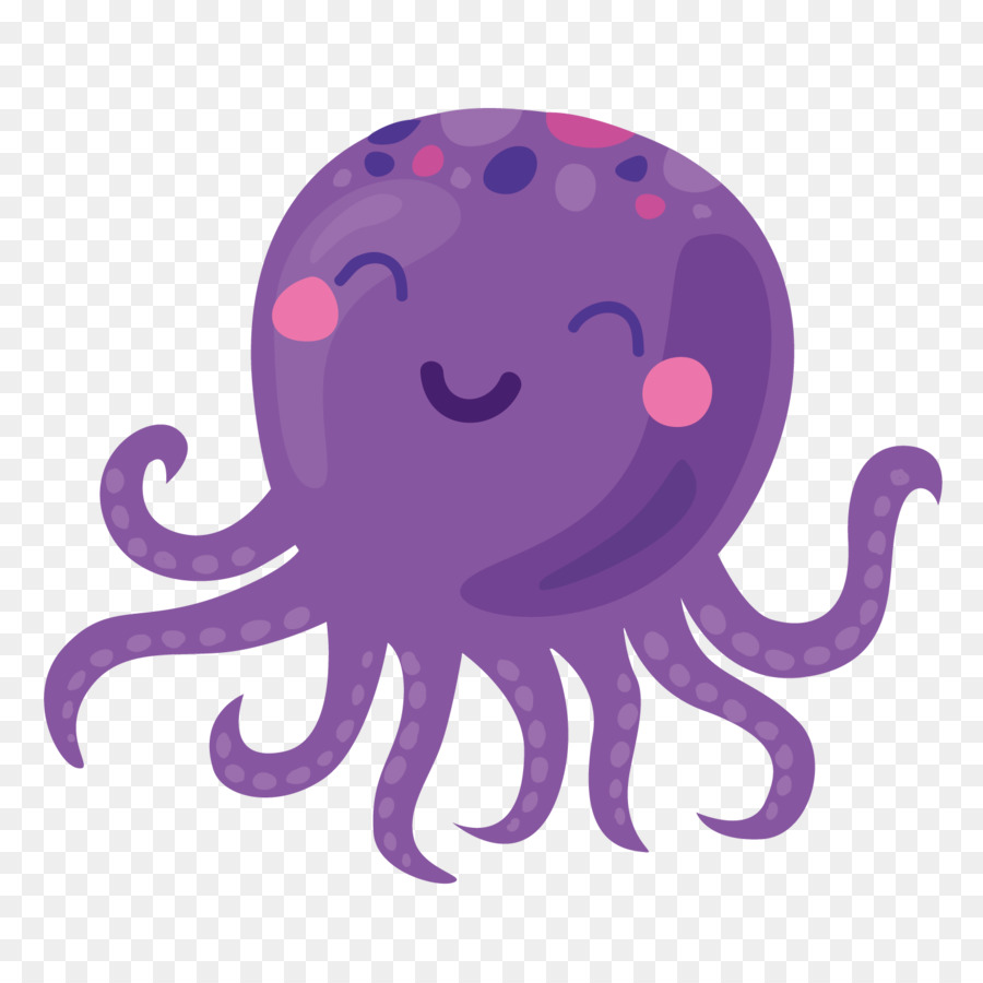 Octopus Cartoon Icon - Purple octopus vector png download - 1501*1501 - Free Transparent Octopus png Download.