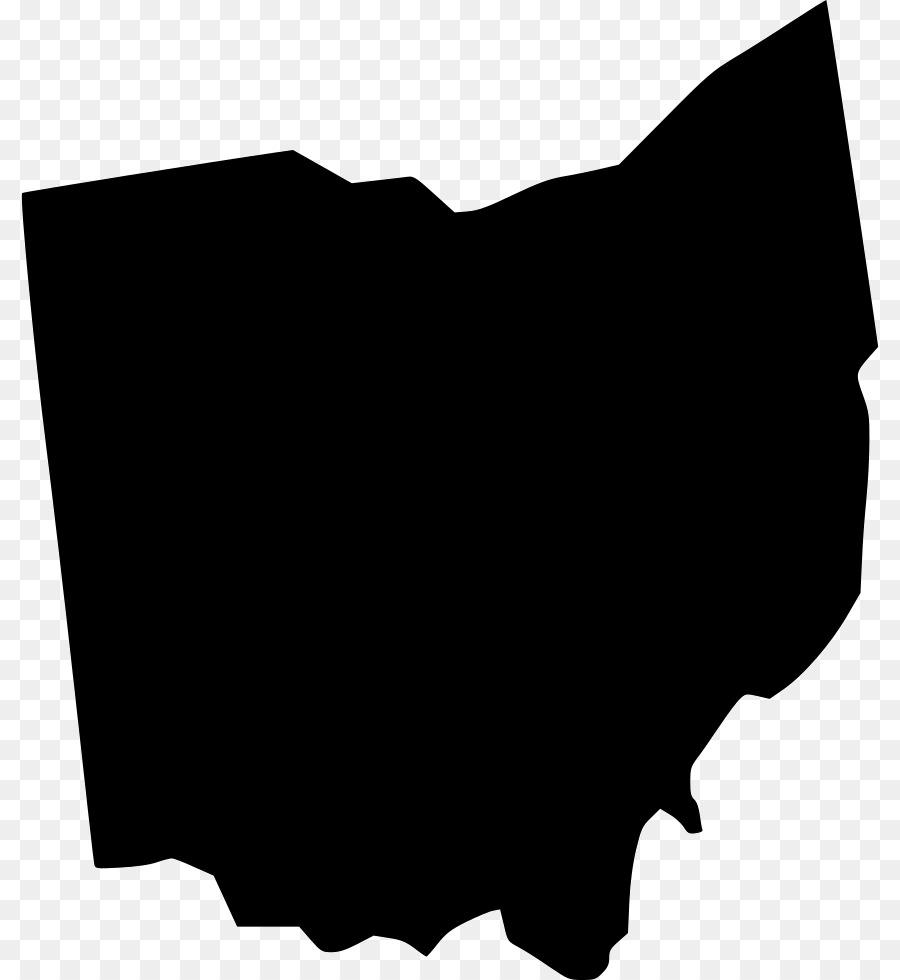 Ohio Map Line art Clip art - map png download - 858*980 - Free Transparent Ohio png Download.