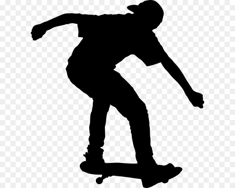 Skateboarding Clip art Silhouette Image - old man winter png skater png download - 664*720 - Free Transparent Skateboard png Download.