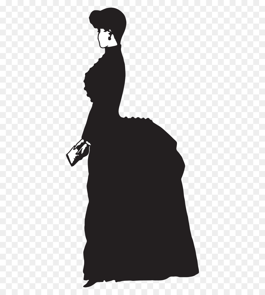 Old Fashioned Silhouette Drawing - Victorian people png download - 476*1000 - Free Transparent Old Fashioned png Download.