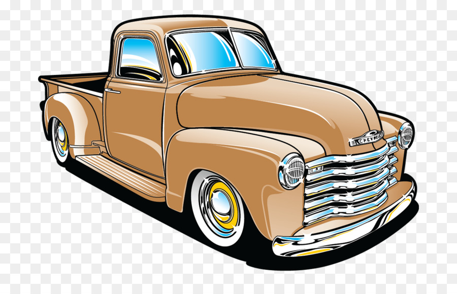 Pickup truck Chevrolet Bel Air Car Chevrolet Impala - old car png download - 1200*750 - Free Transparent Pickup Truck png Download.