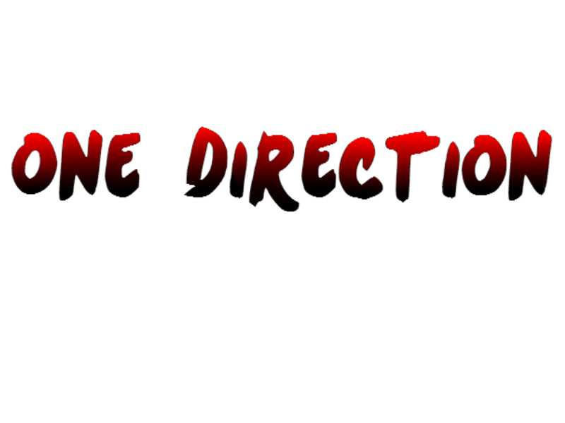 One Direction Logo Font One Direction Png Download 800600 Free