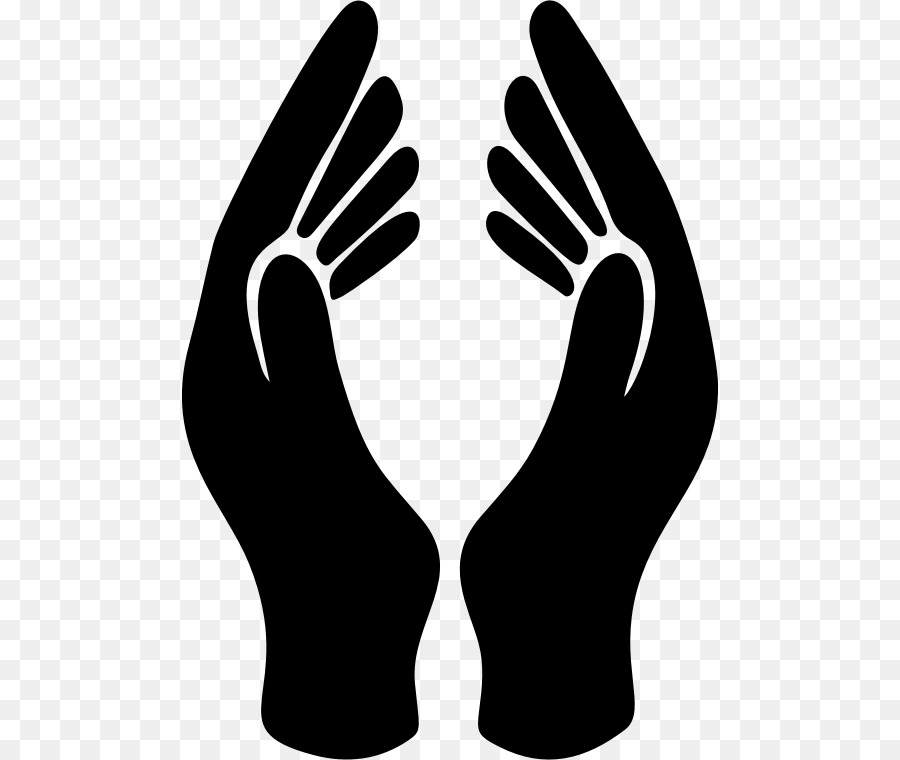 Praying Hands Silhouette Clip art - rise clipart png download - 538*760 - Free Transparent Praying Hands png Download.
