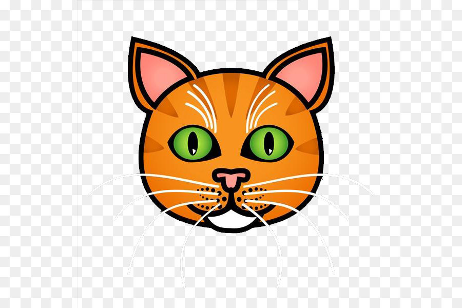 Tabby cat Drawing Royalty-free Illustration - Orange cat nose png download - 600*600 - Free Transparent  png Download.