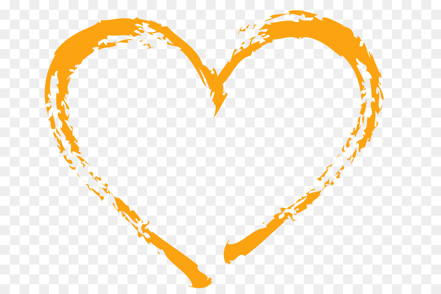 Heart Love Clip art - orange heart png download - 786*588 - Free Transparent  png Download.