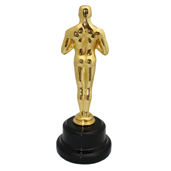 Academy Awards Figurine Trophy Gift - oscar movie trophy png download ...