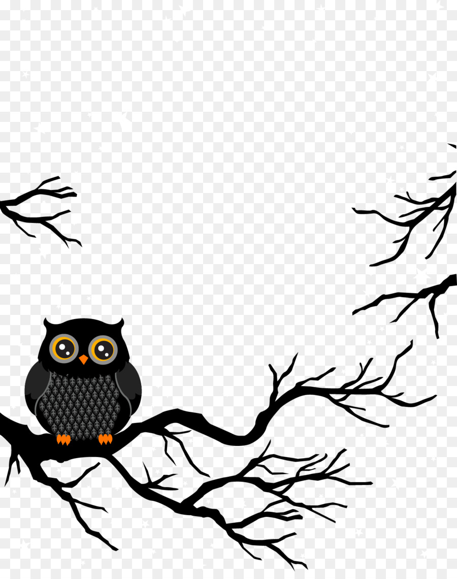 Owl Clip art - Owl on the branches png download - 1275*1594 - Free Transparent Owl png Download.