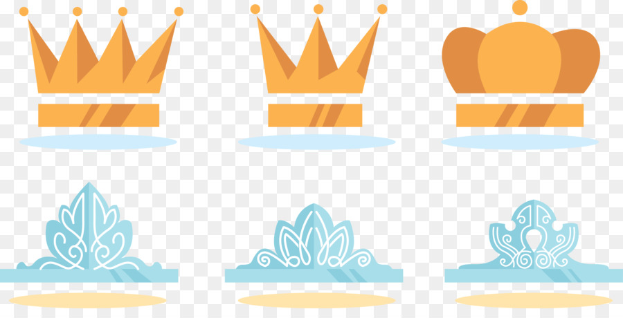 Crown Beauty Pageant Clip art - Vector yellow crown png download - 2684*1330 - Free Transparent Crown png Download.
