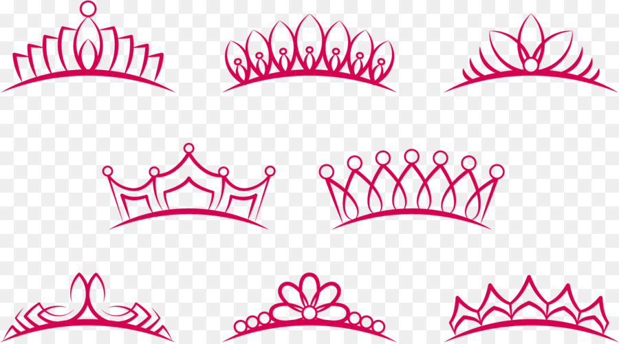 Crown Euclidean vector Tiara Princess - Pink Crown png download - 1284*710 - Free Transparent Crown png Download.