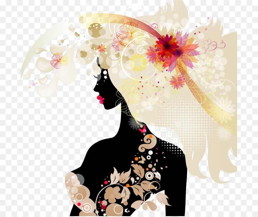 Fashion Logo Beauty Pageant Silhouette - Creative fashion women png download - 755*757 - Free Transparent Fashion png Download.