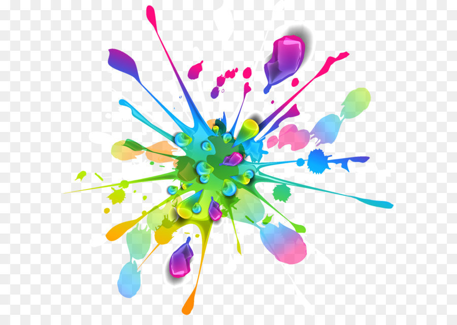 Splash Color Paint - Paint splash png download - 1200*1147 - Free Transparent Color png Download.